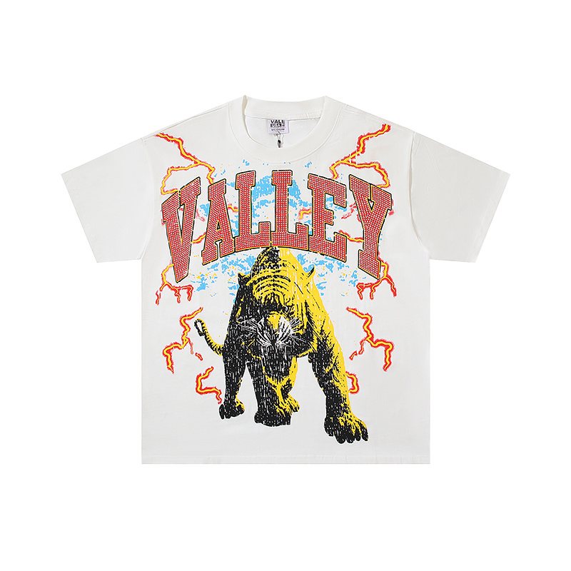 VALE USA Tiger Rhinestone Graphic T-Shirt — hero