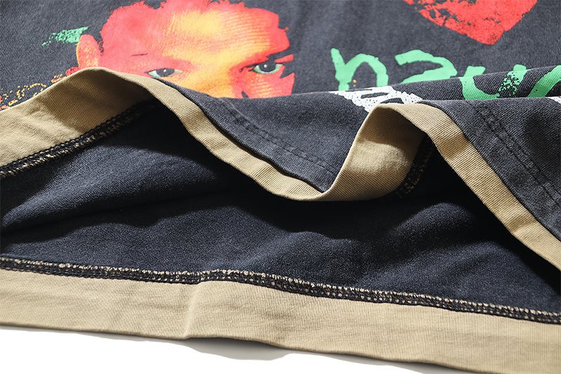 VALE USA Paradise Nature Washed Graphic T-Shirt — detail