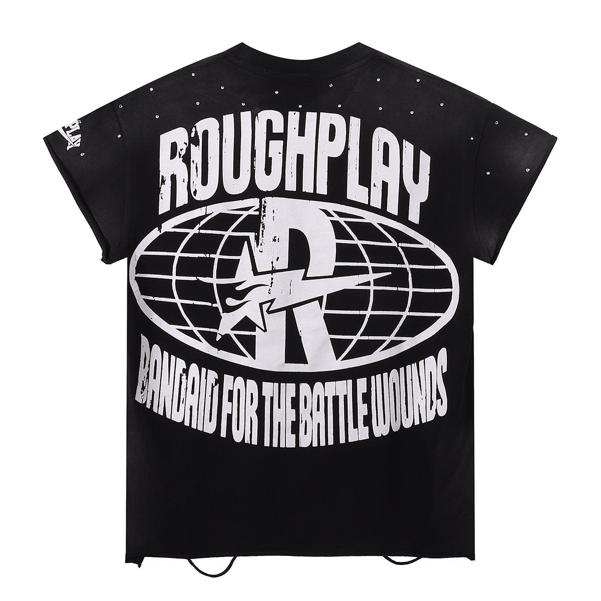 Rough Play Monster Graphic Washed T-Shirt — back