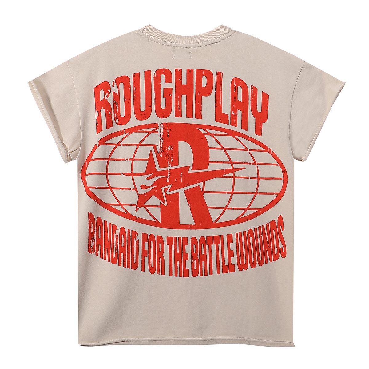 Rough Play Desert Cactus Rhinestone Graphic T-Shirt — back