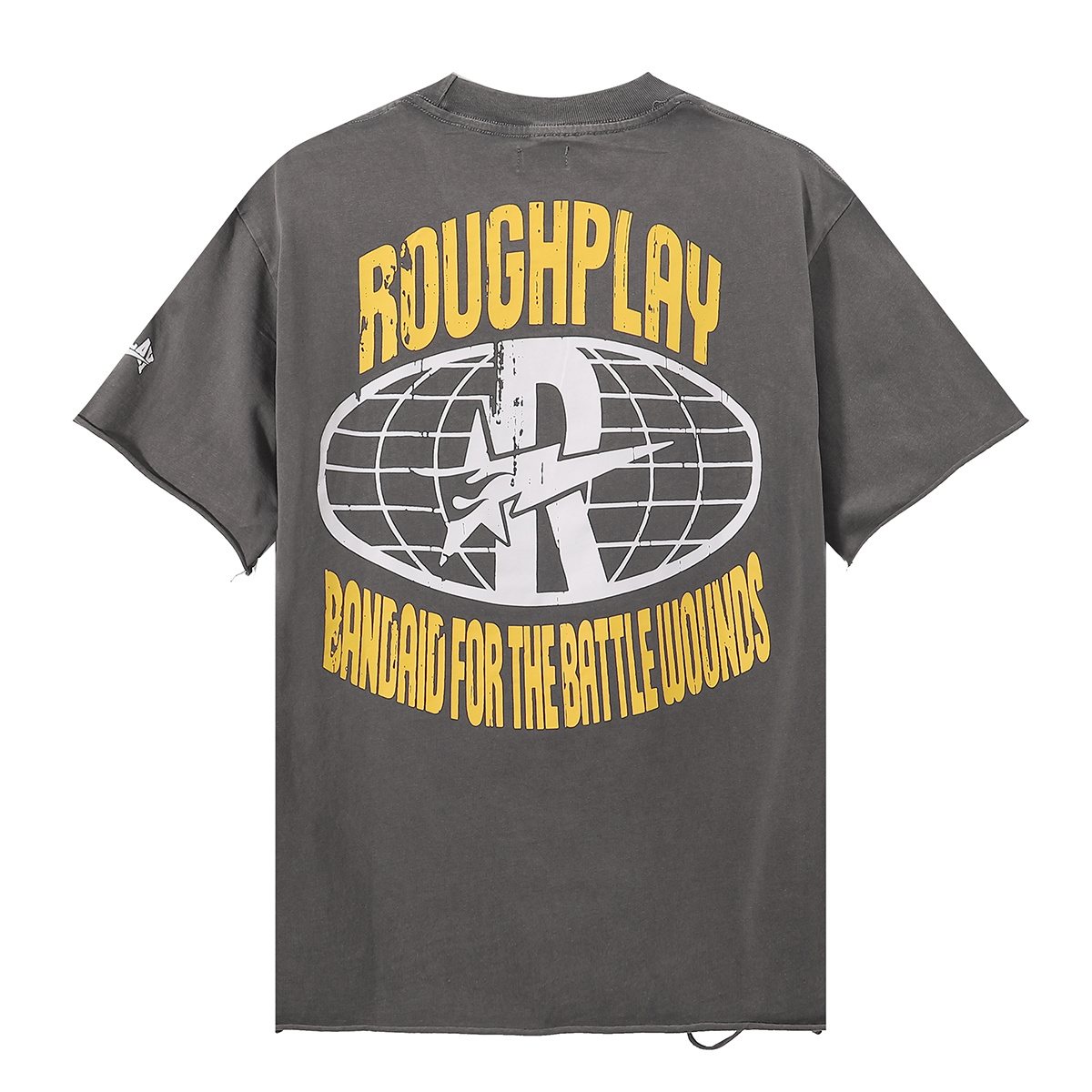 Rough Play Yellow Globe Graphic T-Shirt — hero