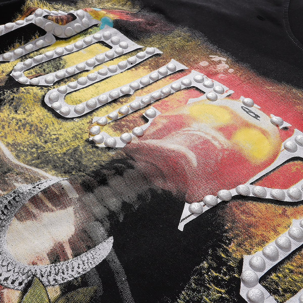Rough Play Skull & Roses Long-Sleeve T-Shirt — detail