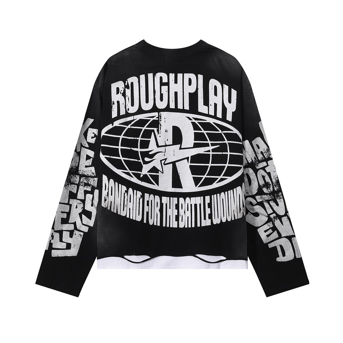 Rough Play Moon Walker Graphic Long-Sleeve T-Shirt — back