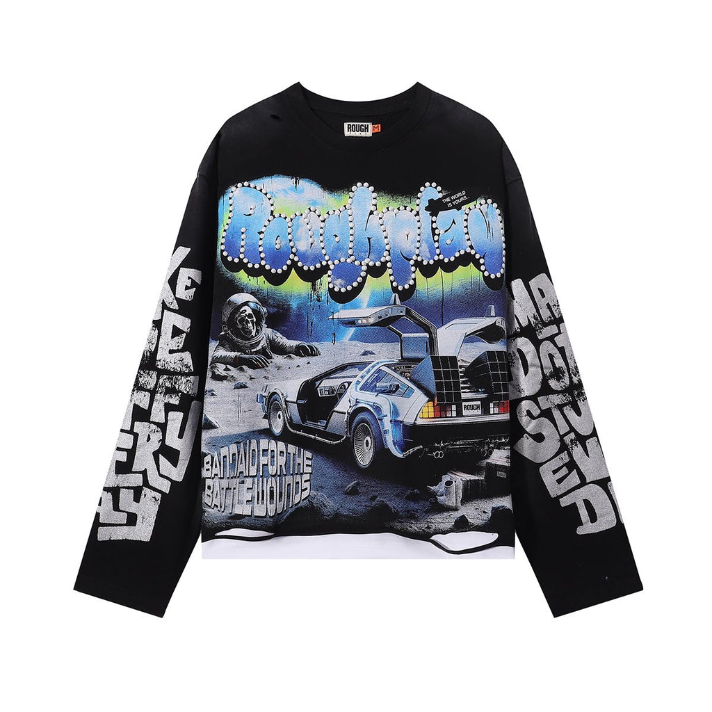 Rough Play Moon Walker Graphic Long-Sleeve T-Shirt — hero