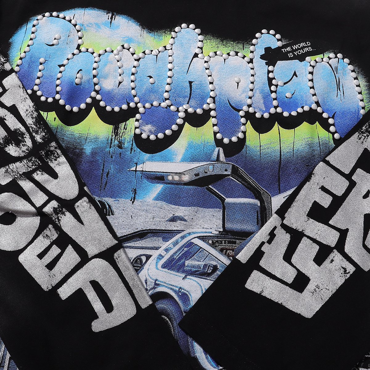 Rough Play Moon Walker Graphic Long-Sleeve T-Shirt — detail