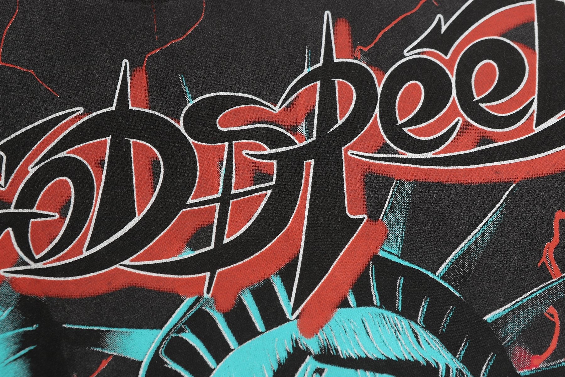 Godspeed Lightning Graphic Long-Sleeve T-Shirt — detail