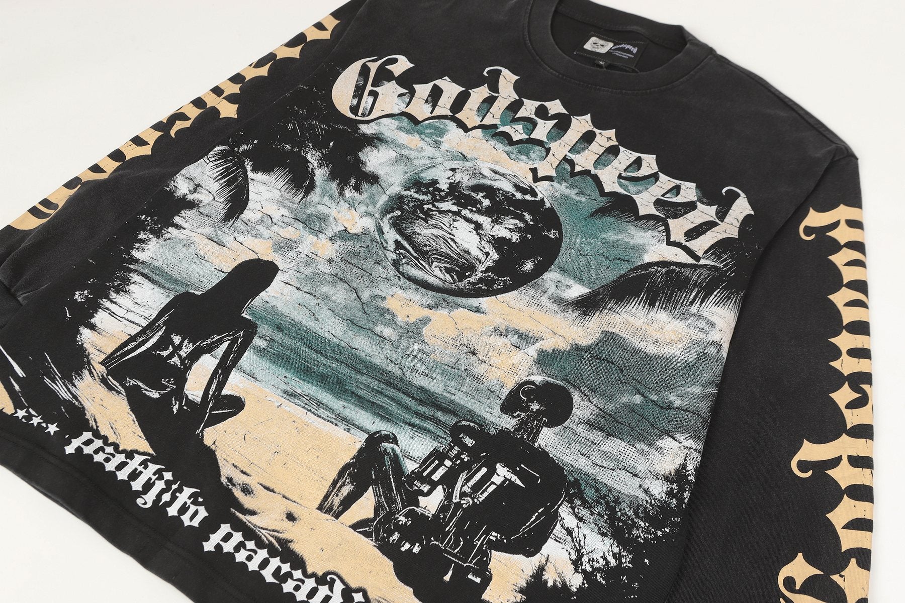 Godspeed Pacific Paradise Graphic Long-Sleeve T-Shirt — detail