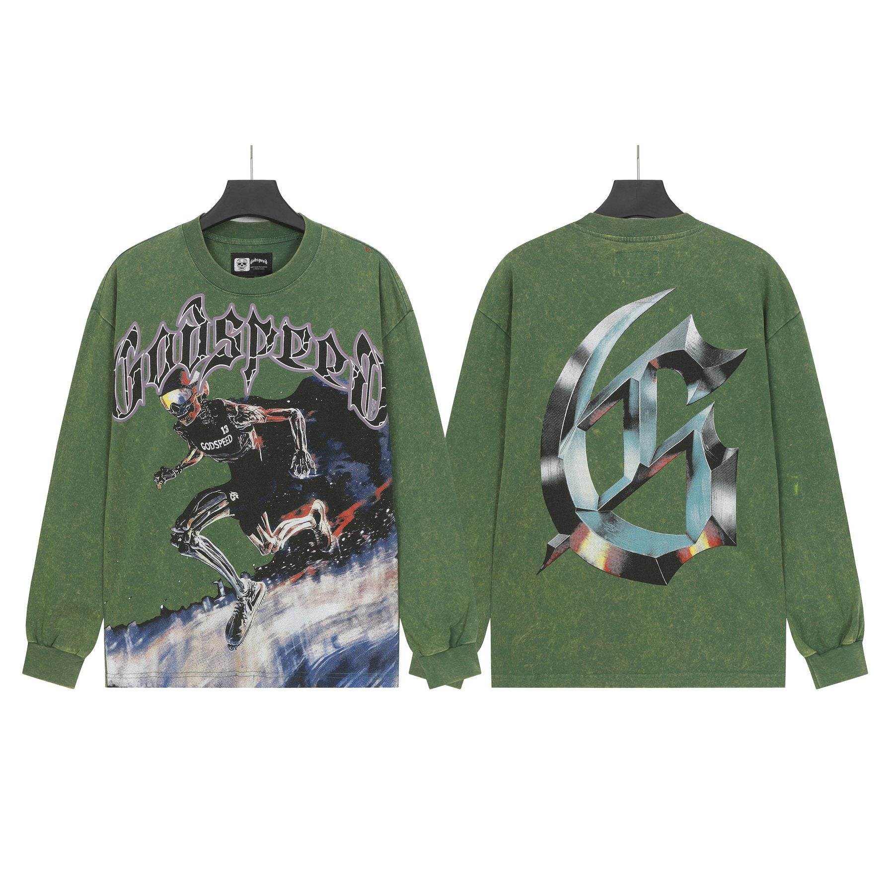 Godspeed Runner Graphic Long-Sleeve T-Shirt — comparison