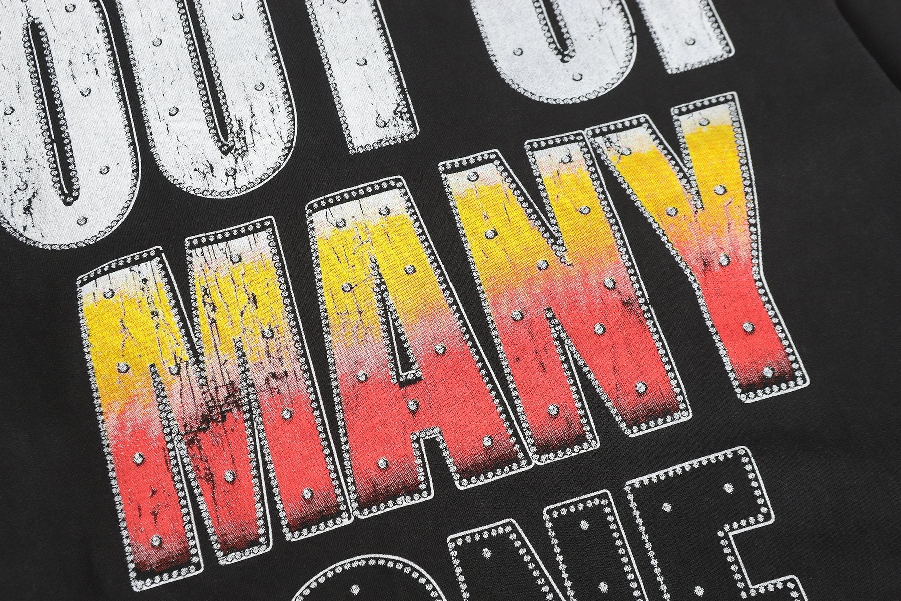 Godspeed Out of Many One Skeleton Graphic Long-Sleeve T-Shirt — detail
