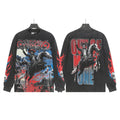 Godspeed Washed Black Cowboy Graphic Long-Sleeve T-Shirt — hero