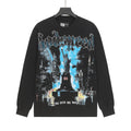 Godspeed Washed Black Rock Graphic Long-Sleeve T-Shirt — hero
