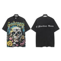 Godspeed Skull & Roses Graphic T-Shirt — front