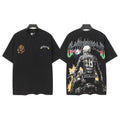 Godspeed Biker Skeleton Graphic T-Shirt — front