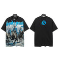 Godspeed Blue Horsemen Graphic T-Shirt — front