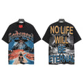 Godspeed No Life Will Be Eternal Wizard Graphic T-Shirt — front