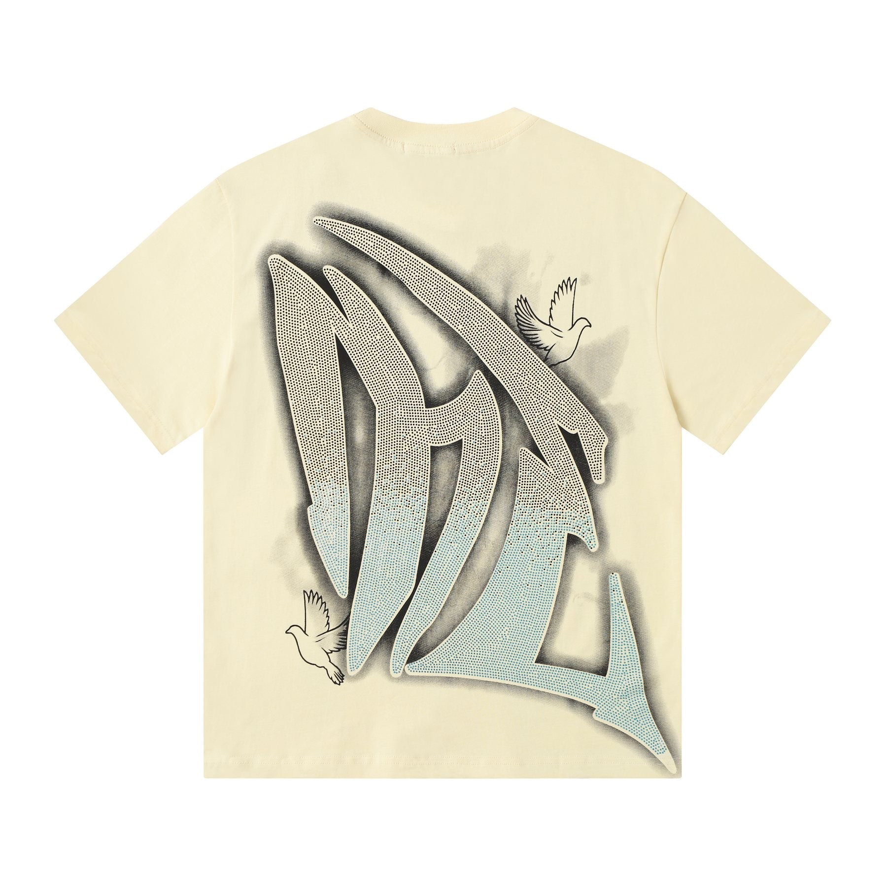 MIXED EMOTION Dove Angel Graphic Short-Sleeve T-Shirt — back