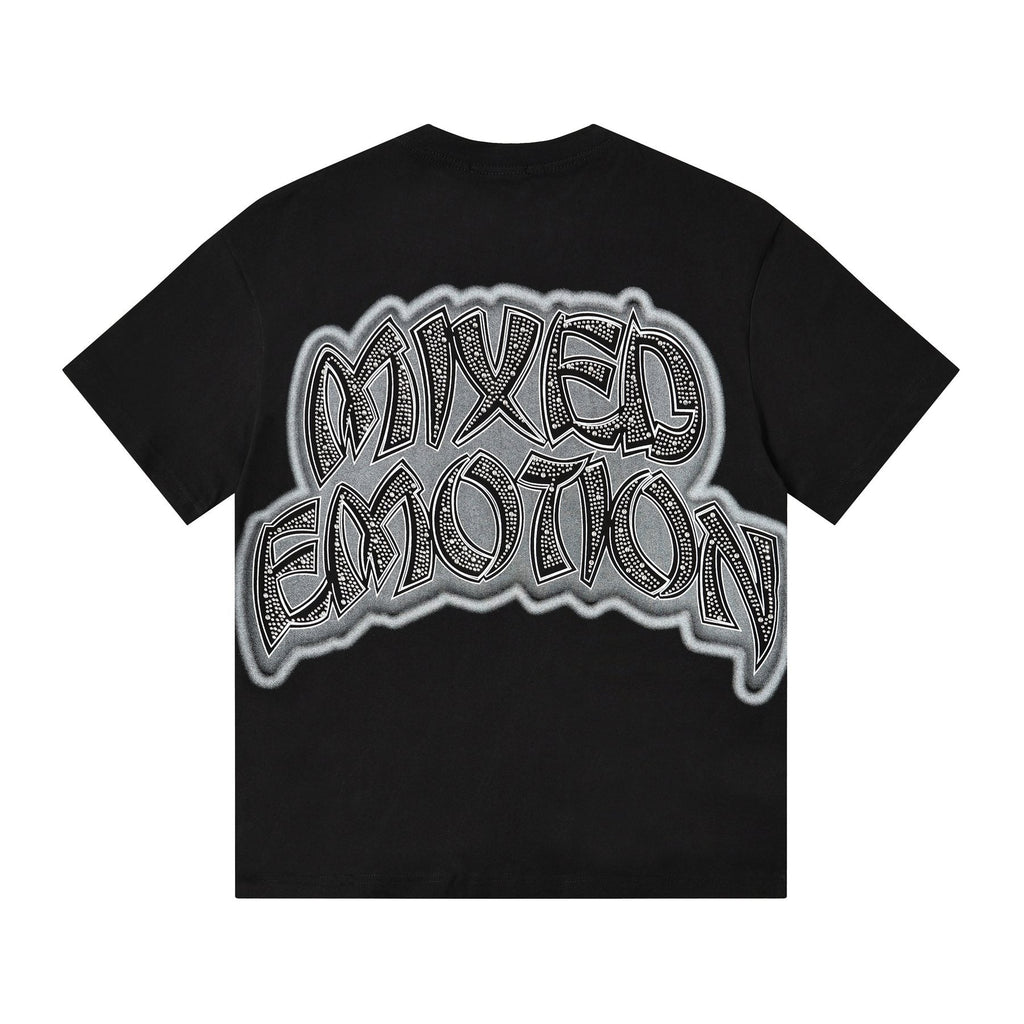 MIXED EMOTION Heat-Pressed Graphic T-Shirt — back