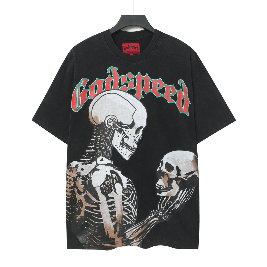 Godspeed Skeleton Graphic Short-Sleeve T-Shirt — hero