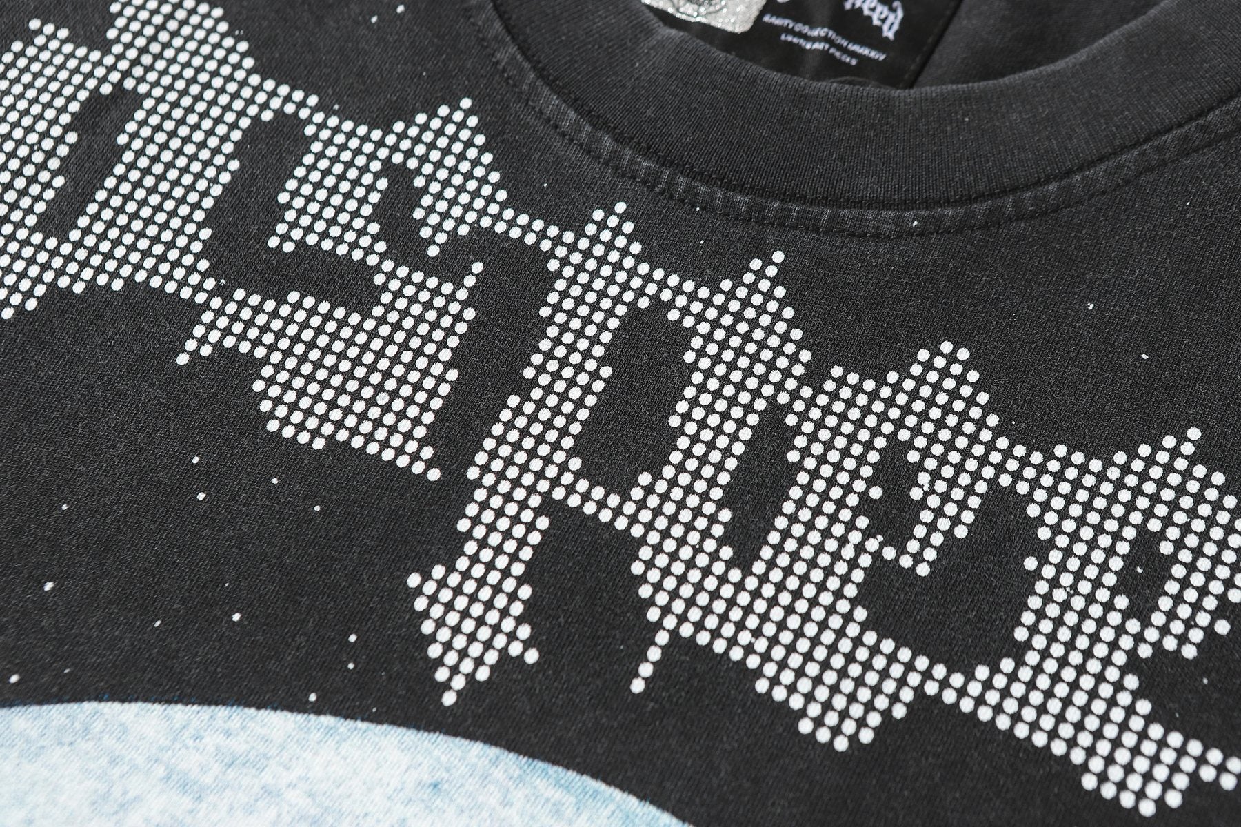 Godspeed Blue Skull Graphic T-Shirt — detail