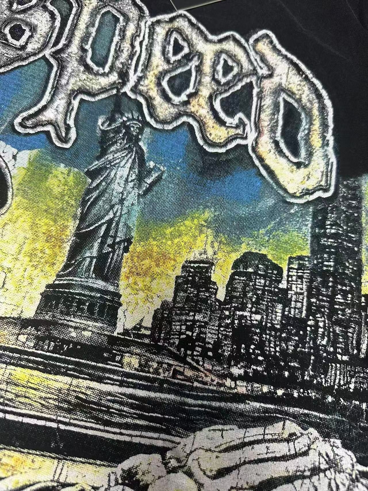 Godspeed Skull City Graphic T-Shirt — detail