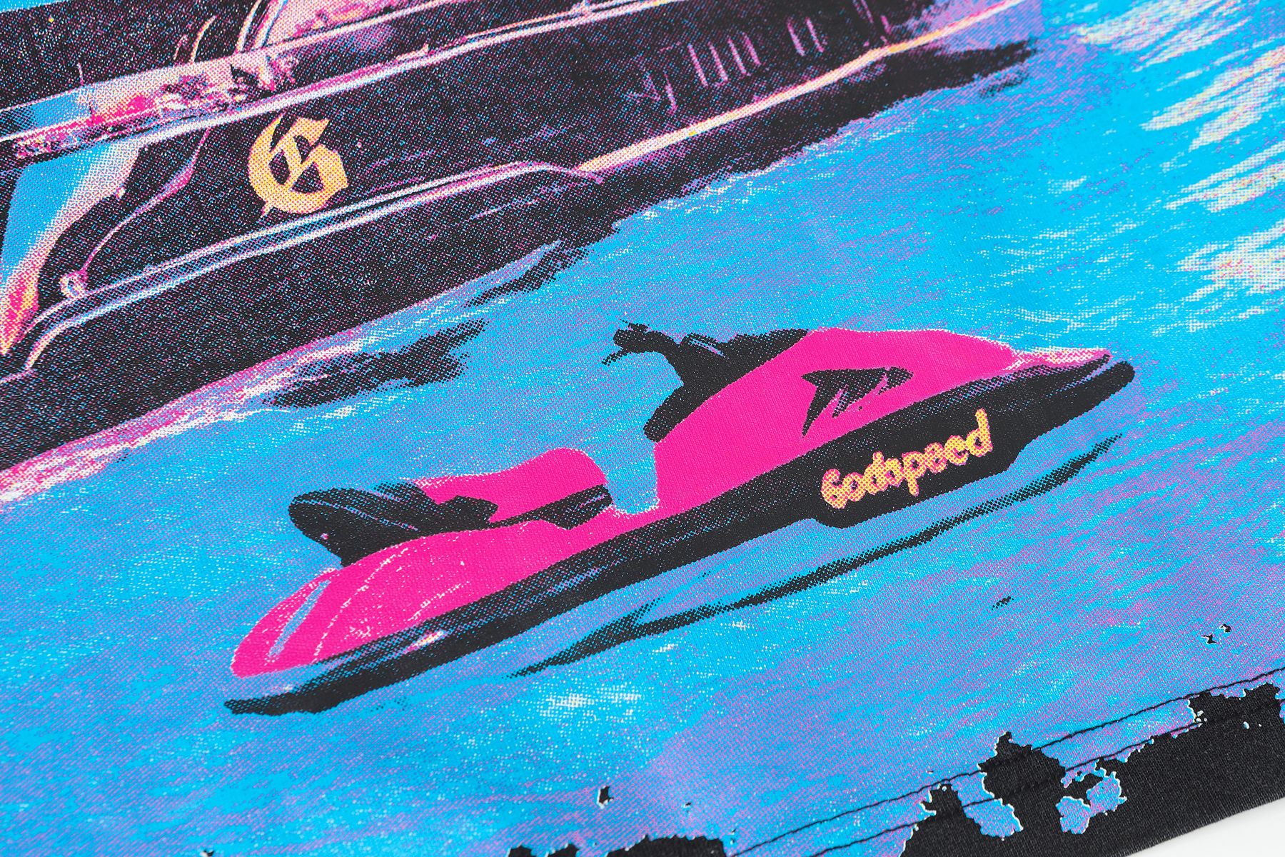 Godspeed Yacht Graphic T-Shirt — detail