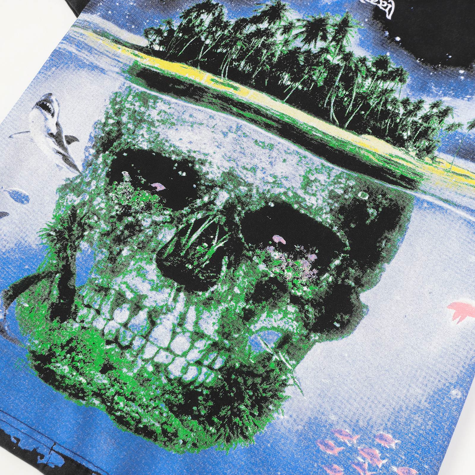 Godspeed Skull Island Black Graphic T-Shirt — detail