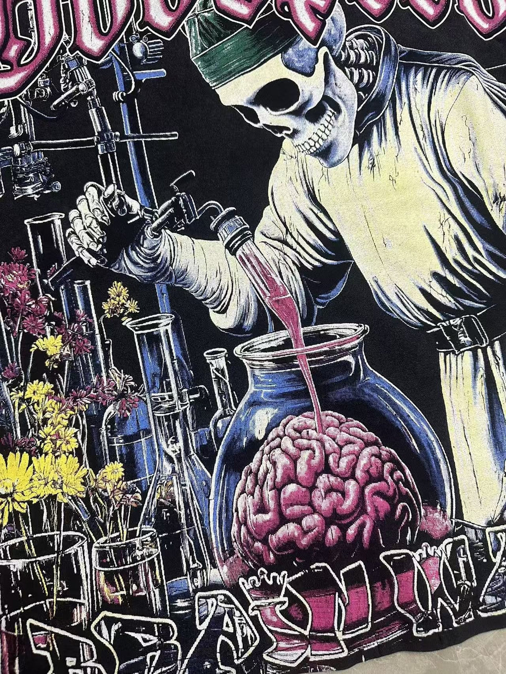 Godspeed Brain Wash Graphic T-Shirt — detail