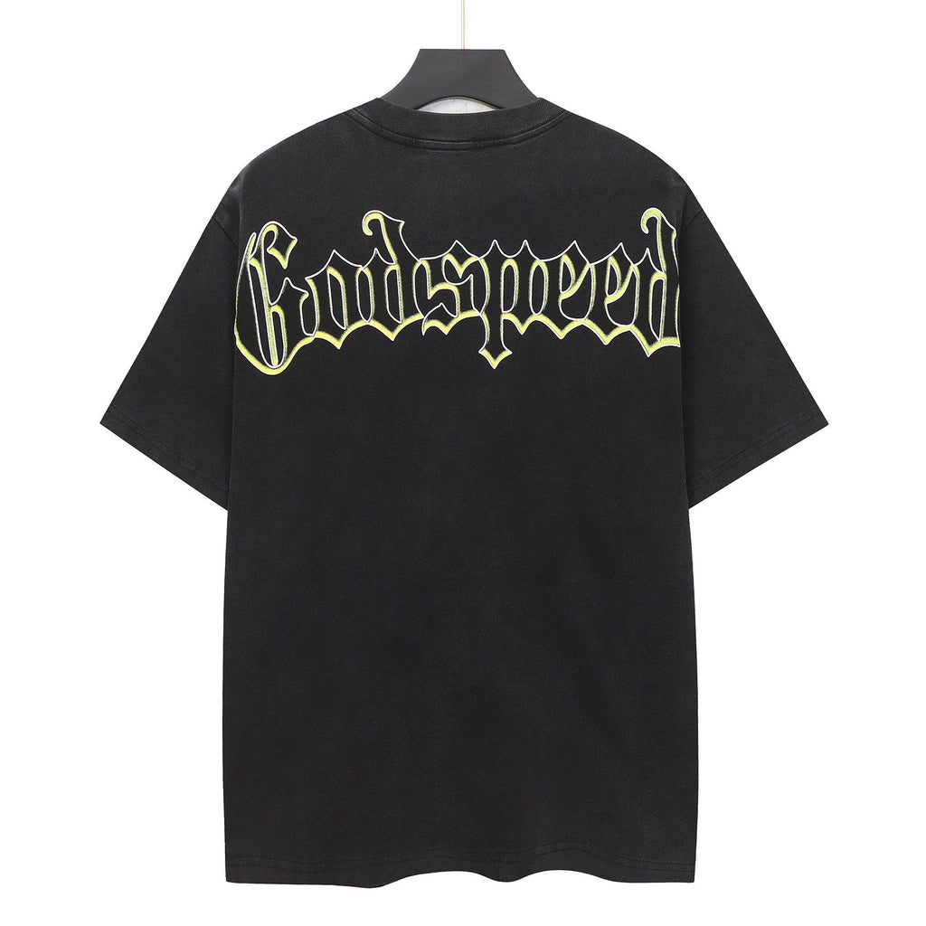 Godspeed Washed Rock Graphic T-Shirt — back