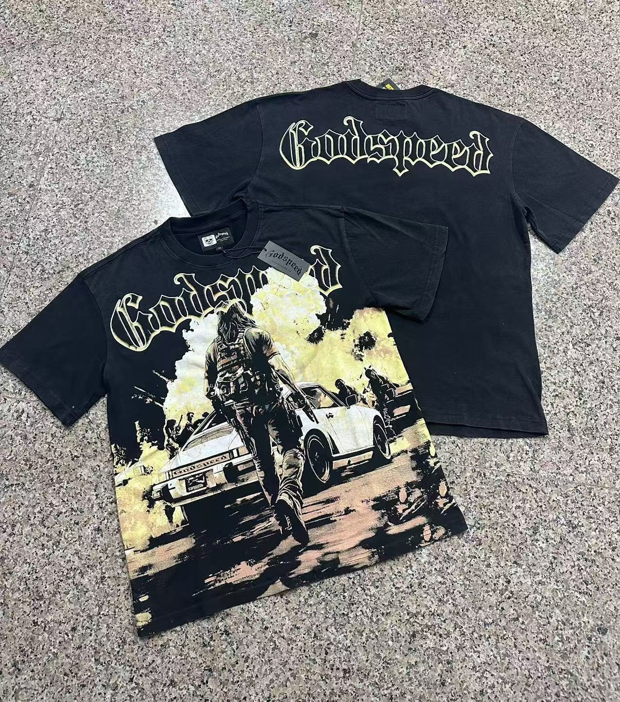 Godspeed Washed Rock Graphic T-Shirt — context