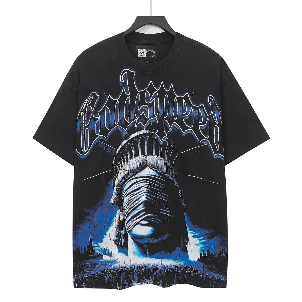 Godspeed Worship Ritual Washed Graphic T-Shirt — hero