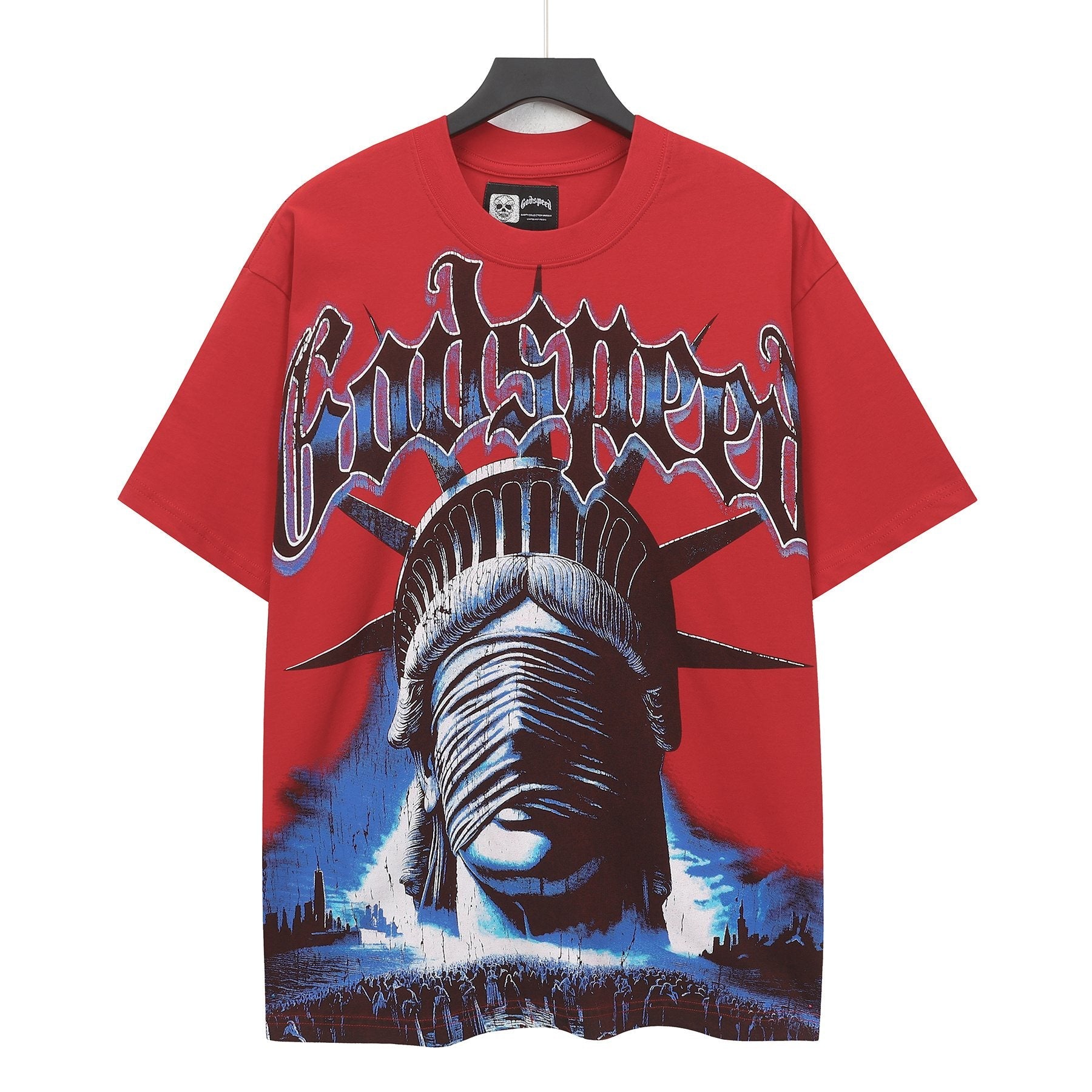 Godspeed Worship Ritual Washed Graphic T-Shirt — front