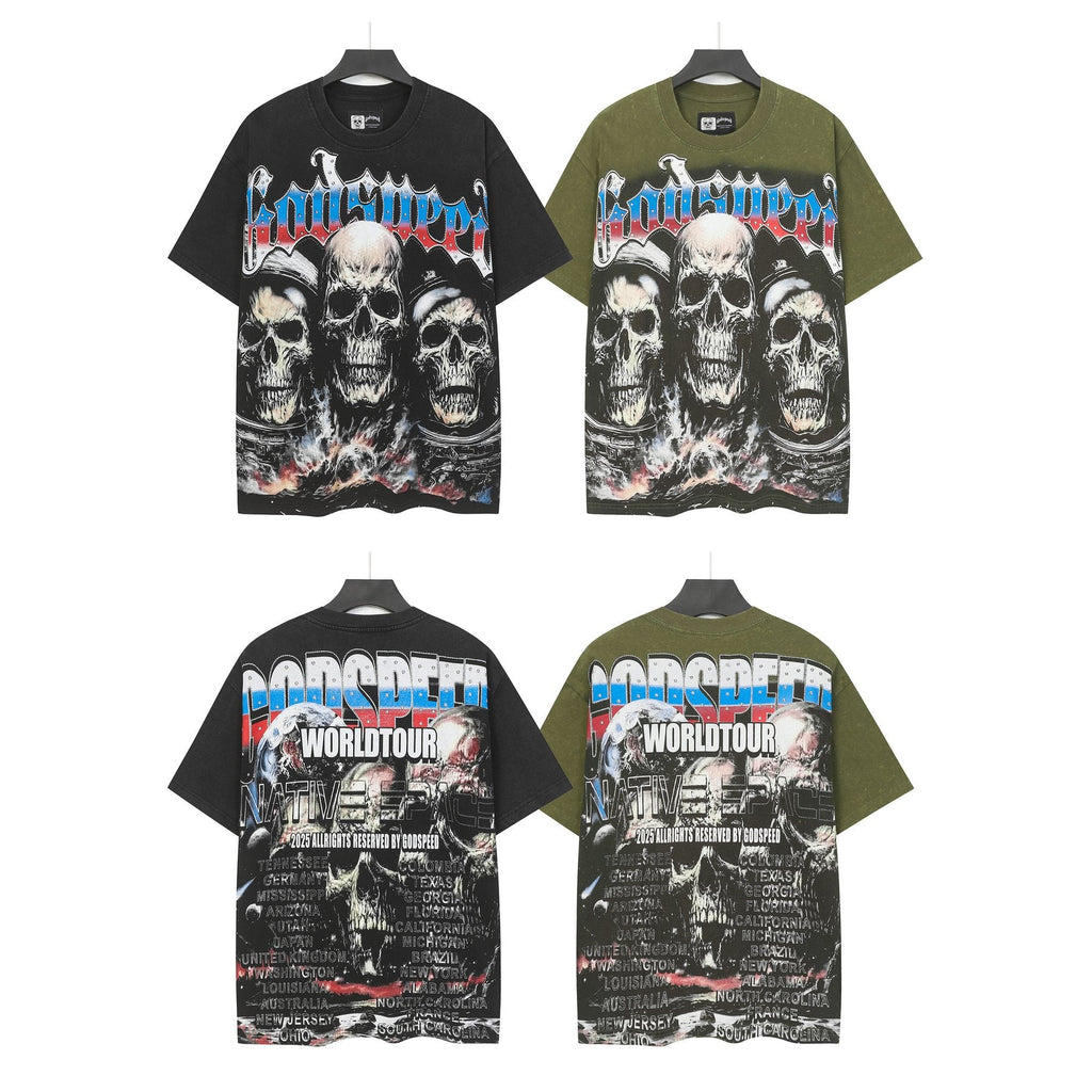Godspeed World Tour Skull Graphic T-Shirt — comparison