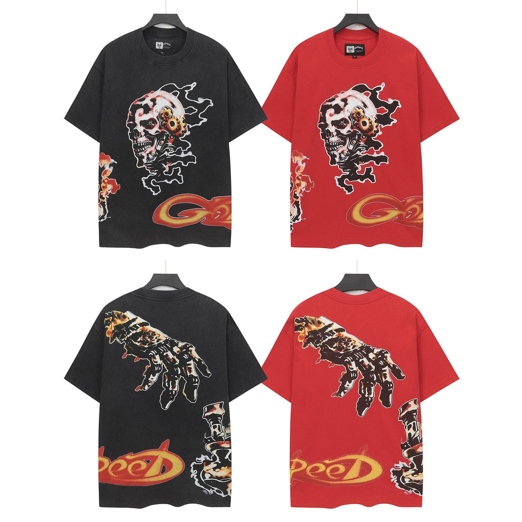 Godspeed Skull Graphic Short-Sleeve T-Shirt — comparison