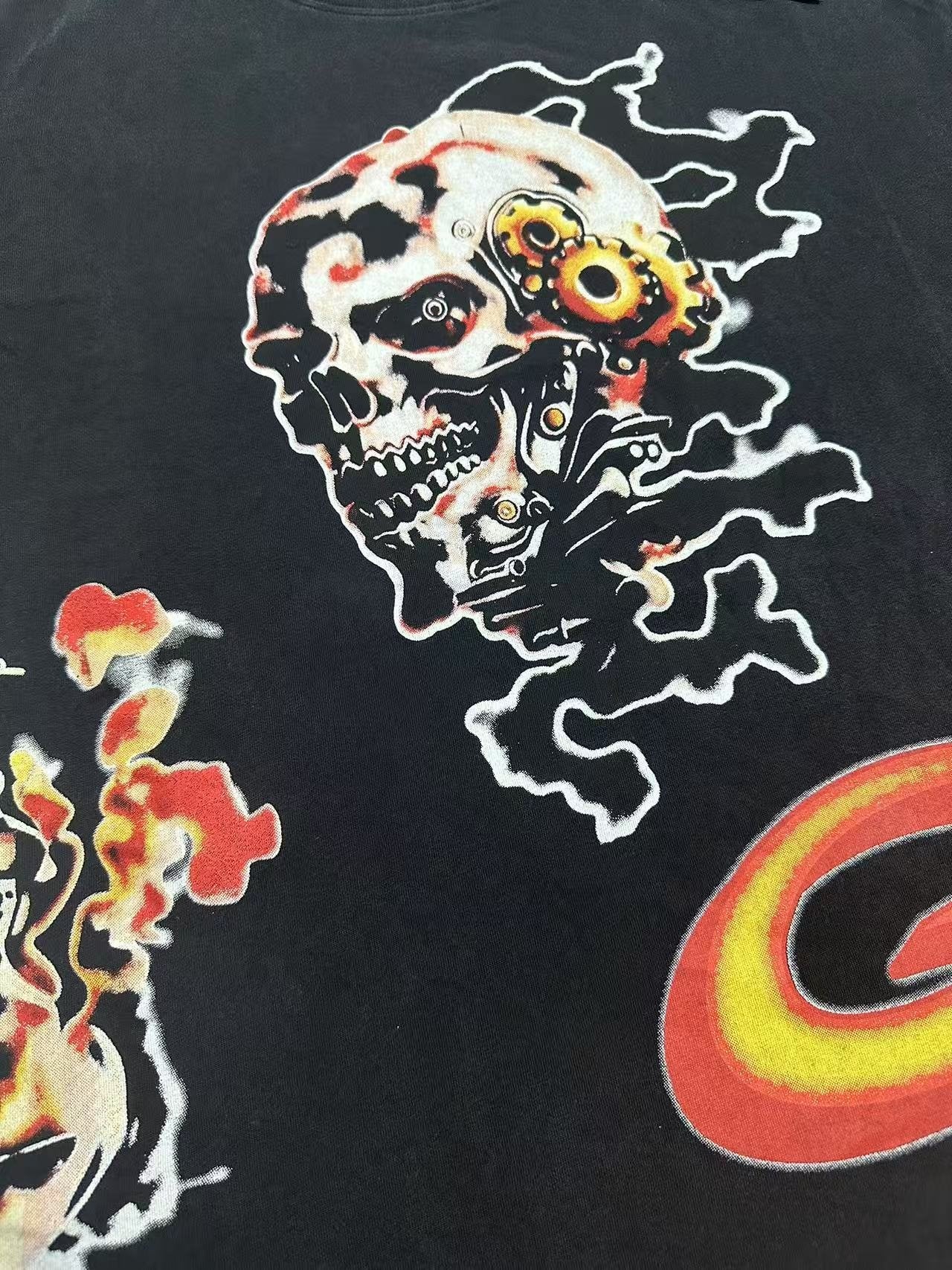 Godspeed Skull Graphic Short-Sleeve T-Shirt — detail