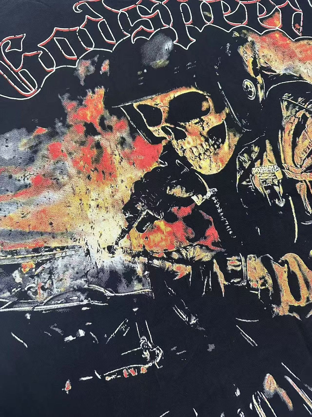 Godspeed Born to Ride Graphic T-Shirt — detail