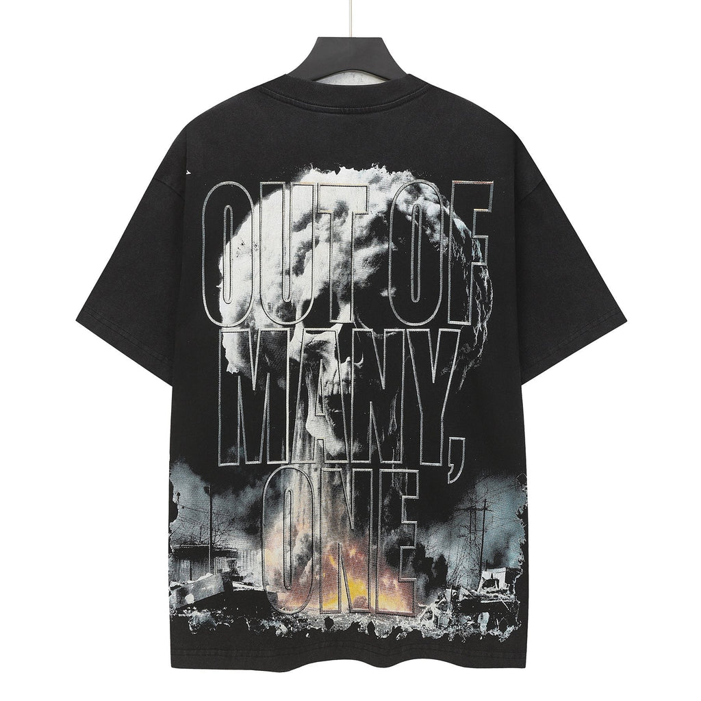 Godspeed Out of Many Graphic T-Shirt — back