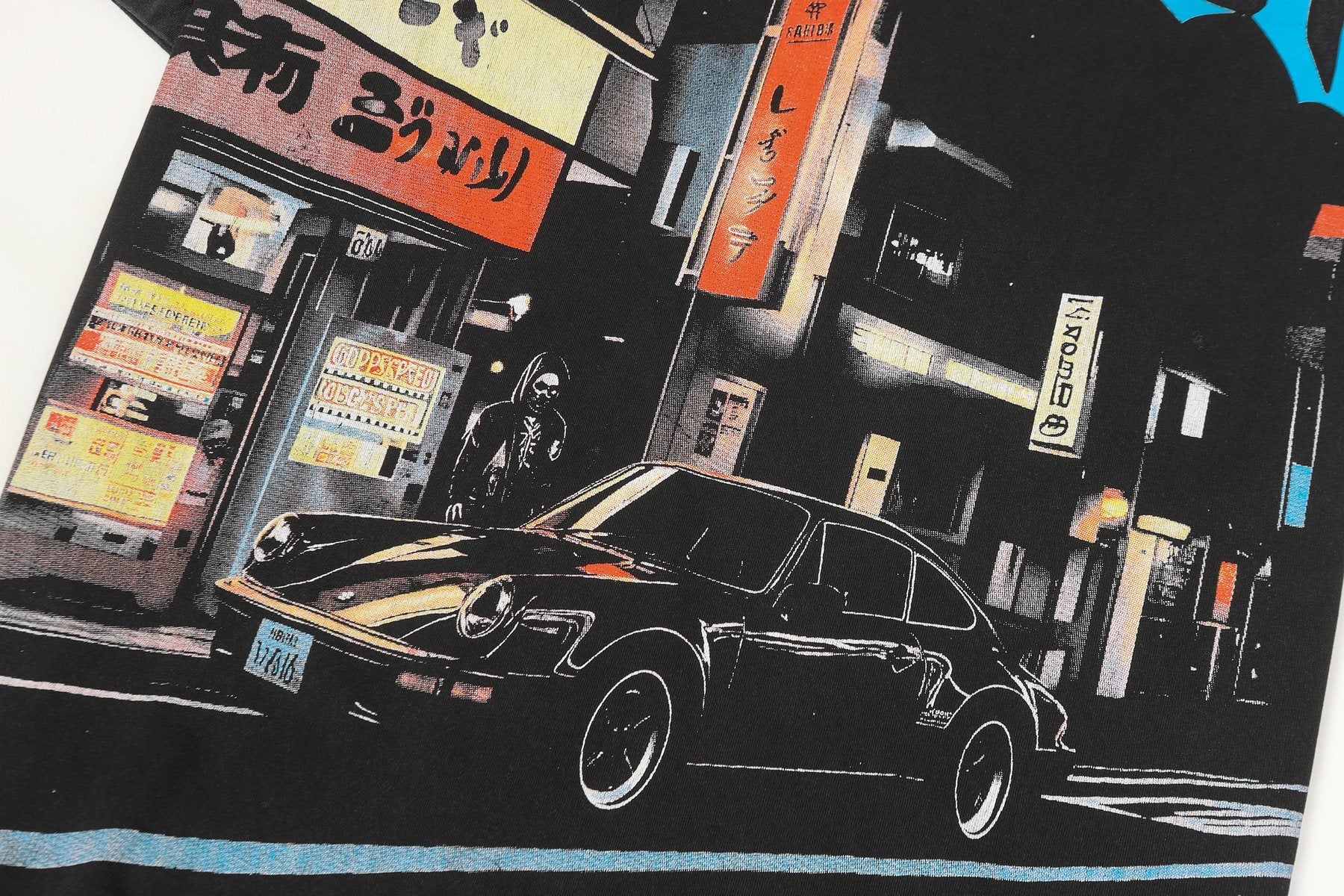 Godspeed City Car Graphic T-Shirt — detail