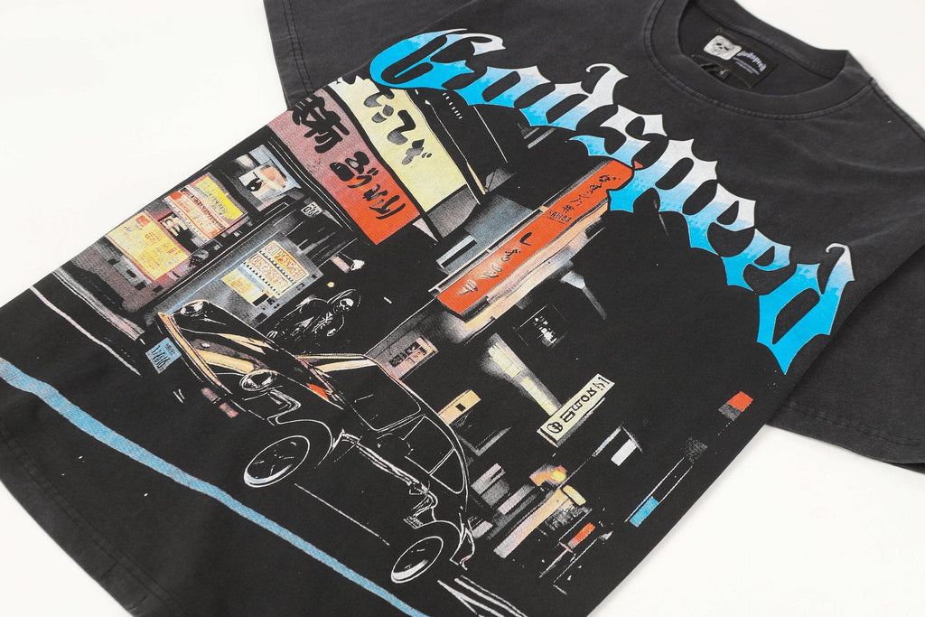 Godspeed City Car Graphic T-Shirt — front