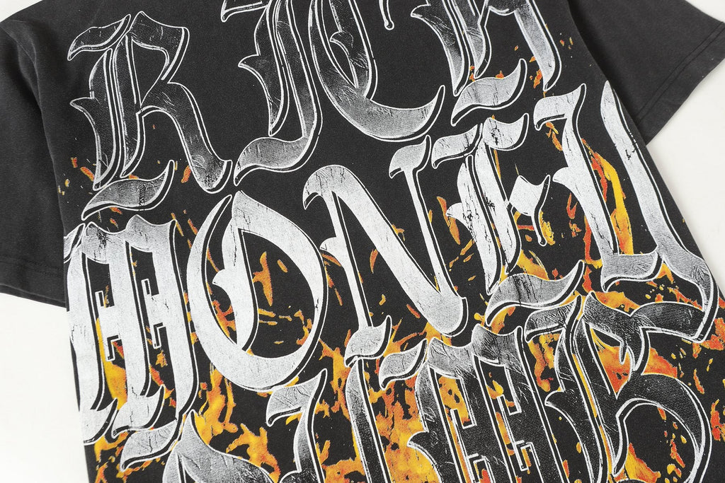 Godspeed Rich Money Drugs Graphic T-Shirt — detail