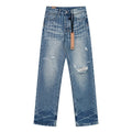 Ksubi Distressed Cross Embroidery Straight-Leg Jeans — hero