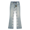 LOSTSHDWS Daisy Appliqué Flared Jeans — hero