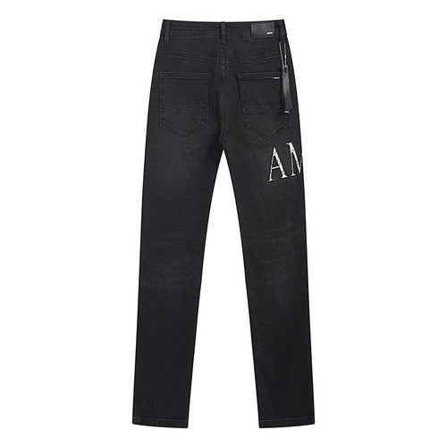 AMIRI Distressed Slim Tapered Jeans — back