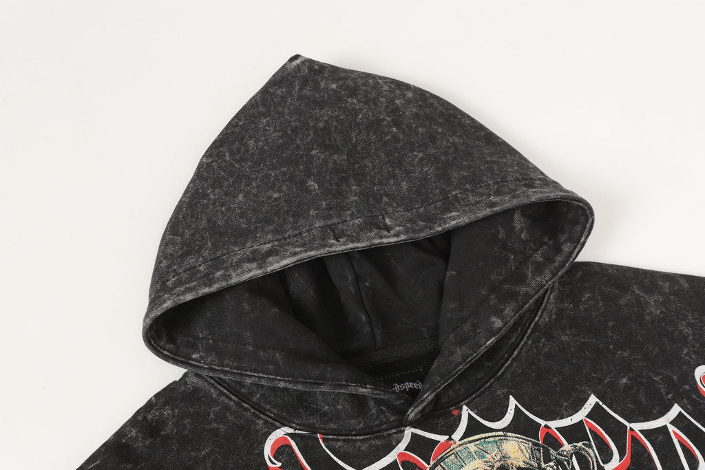 Godspeed Death Before Race Graphic Hoodie — detail