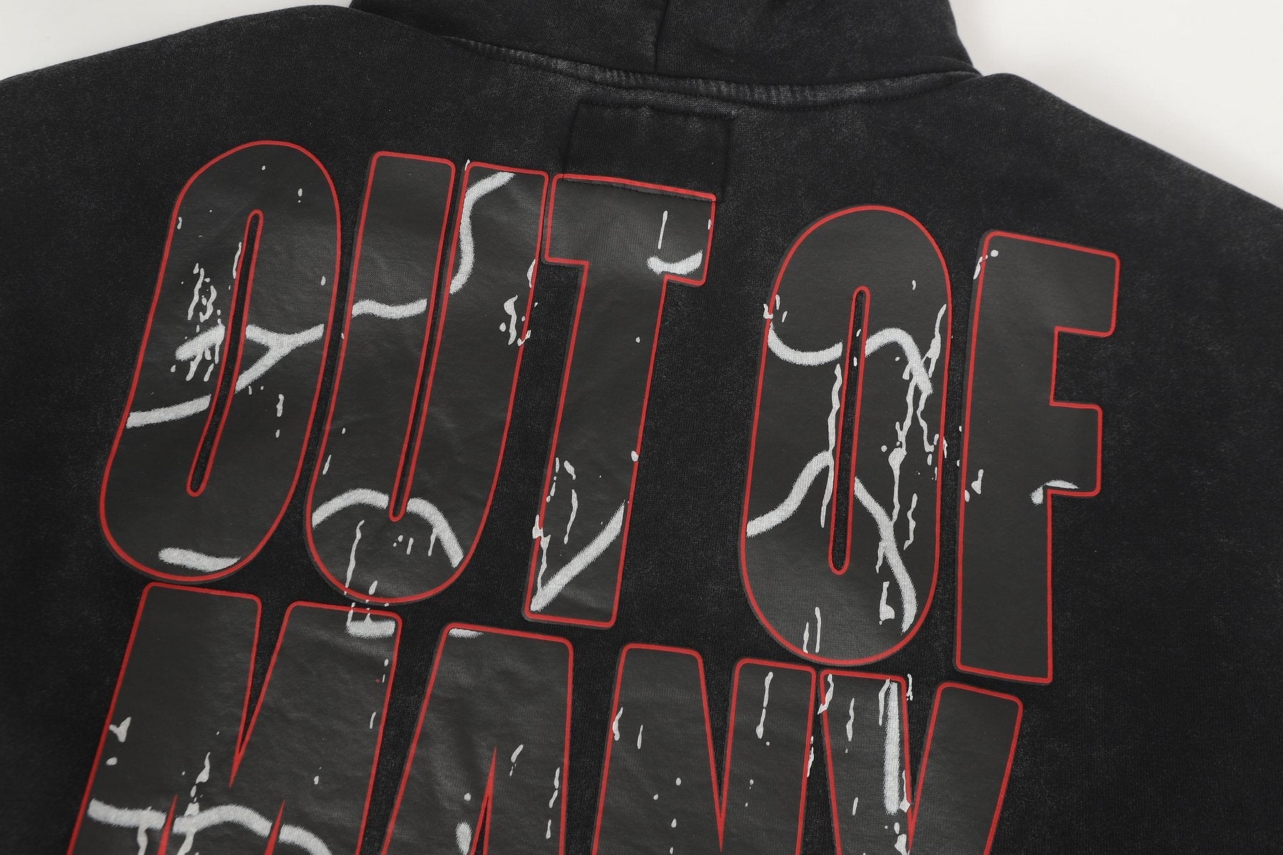 Godspeed Washed Rock Graphic Hoodie — detail