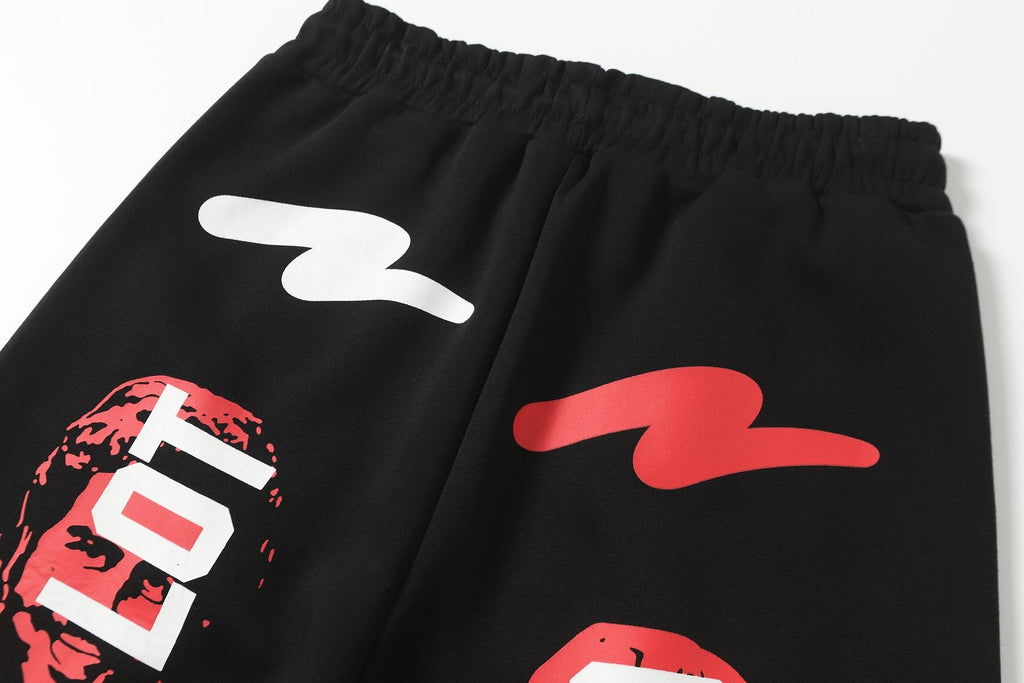 THAT'S A AWFUL LOT OF COUGH SYRUP Star Graphic Zip Hoodie & Pants Matching Set — detail