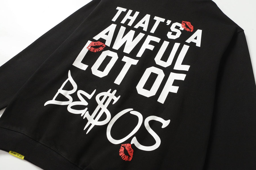 THAT'S A AWFUL LOT OF COUGH SYRUP Tomorrow Star Graphic Hoodie — detail