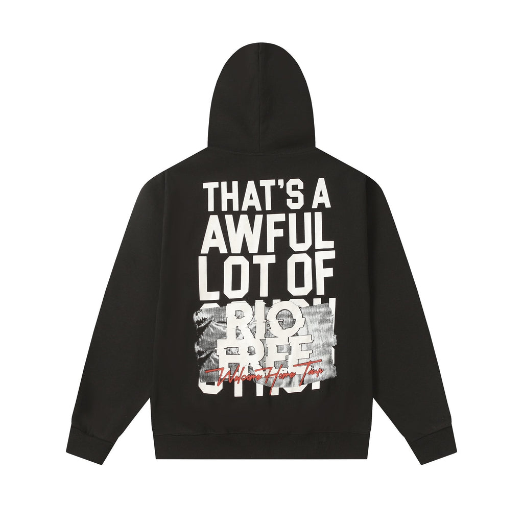 THAT'S A AWFUL LOT OF COUGH SYRUP Tomorrow Star Graphic Hoodie — back