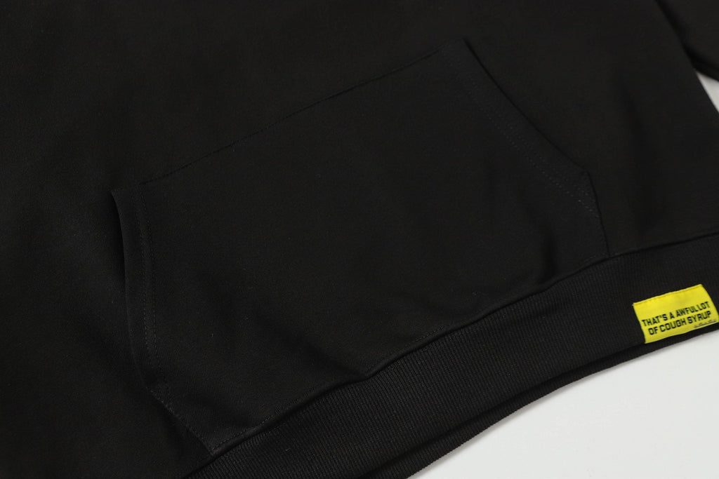 THAT'S A AWFUL LOT OF COUGH SYRUP Star Graphic Hoodie — detail
