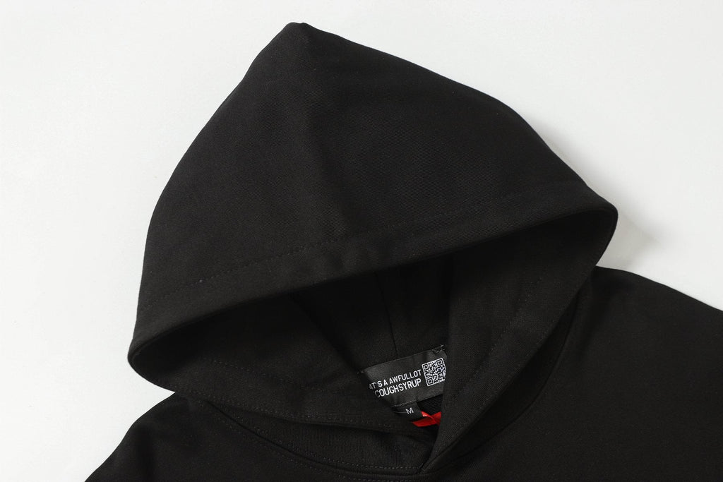 THAT'S A AWFUL LOT OF COUGH SYRUP Star Graphic Hoodie — detail