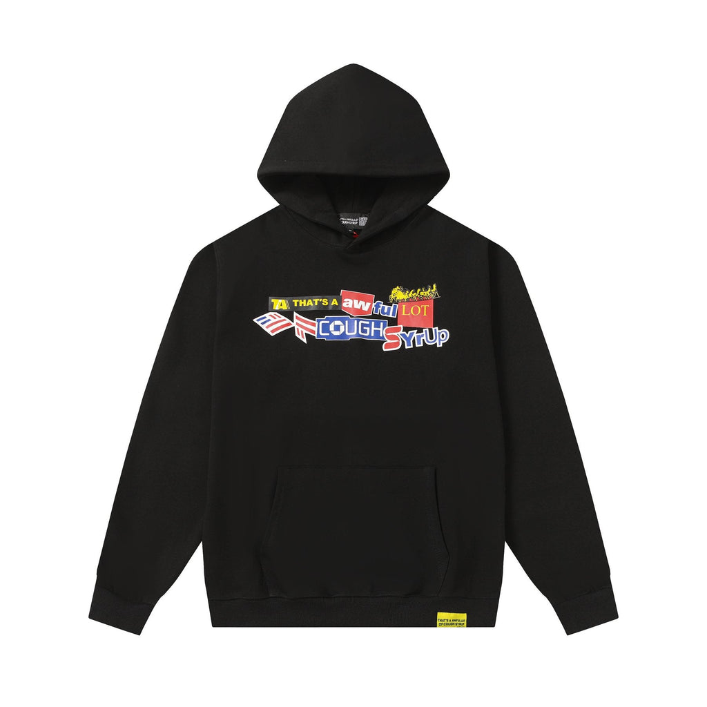 THAT'S A AWFUL LOT OF COUGH SYRUP Star Graphic Hoodie — front